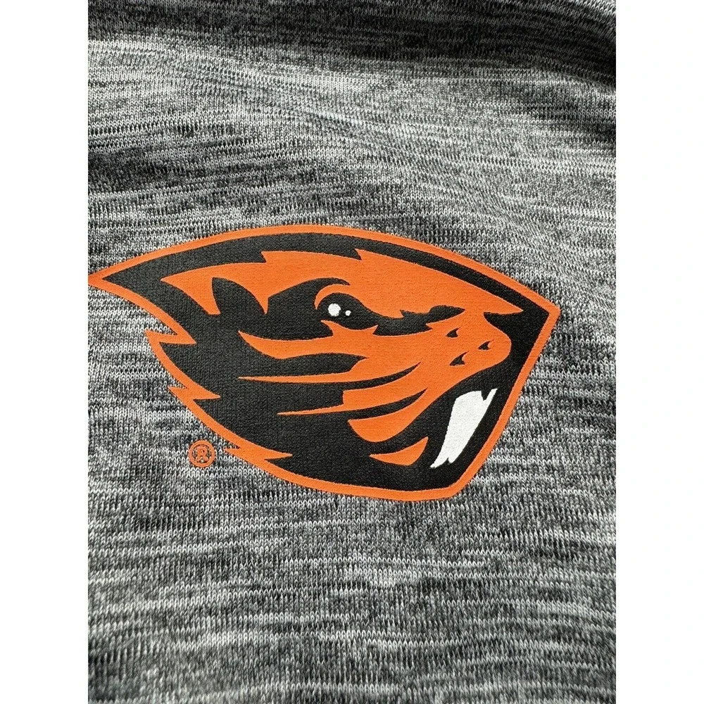 Oregon State University Beavers Champion 1/4‎ Zip XXL Heather Gray Pullover NWT - Picture 3 of 9